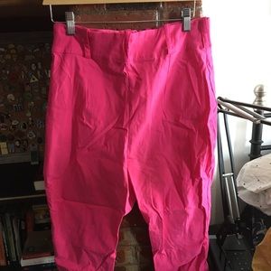 Deadly Dames hot pink Capri pants 4XL PLUS
